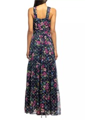 Shoshanna Nelle Floral Tiered Maxi Dress