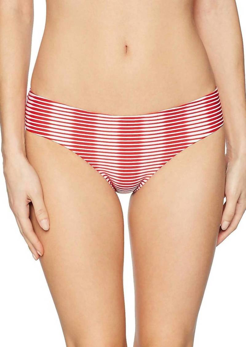 Shoshanna Ombre Texture Hipster Bikini Bottom In Red Multi