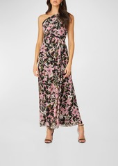 Shoshanna Phoebe One-Shoulder Floral-Print Maxi Dress