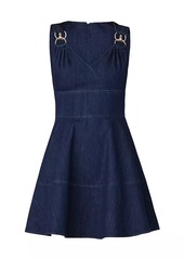 Shoshanna Presley Denim Ring Minidress