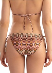 Shoshanna Printed Low-Rise String Bikini Bottom