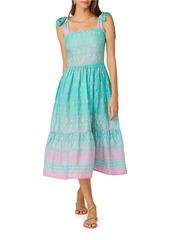 Shoshanna Remy Paisley Cotton Midi-Dress