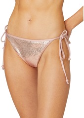 Shoshanna Sequin Side Tie Bikini Bottom