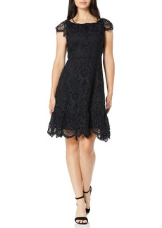 Shoshanna Women's Agustina Lace Fit and Flare Dress