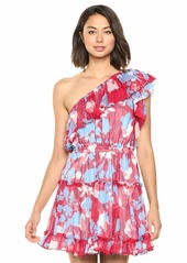 Shoshanna Women's Kiya Dress Strawberry/Periwinkle Multi