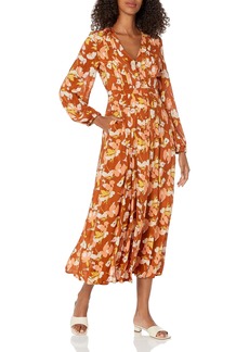 Shoshanna Women's Mira Tossed Floral Midi Dress