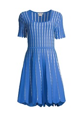 Shoshanna Textured Knit Mini Dress