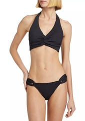 Shoshanna Twist Halterneck Bikini Top