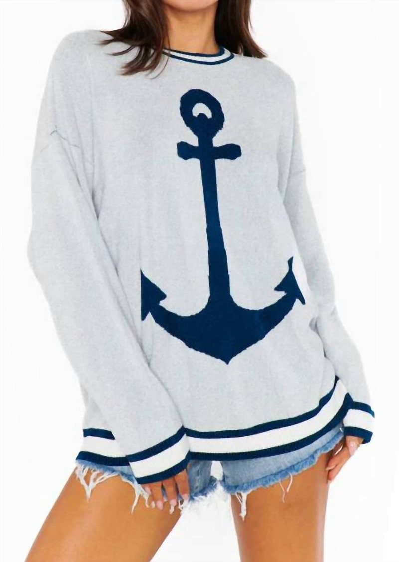 Show Me Your Mumu Adventure Anchor Graphic Sweater In Anchor Graphic Knit