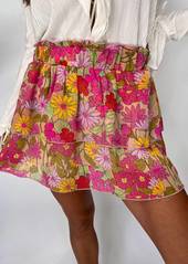 Show Me Your Mumu Aiden Mini Skirt In Floral