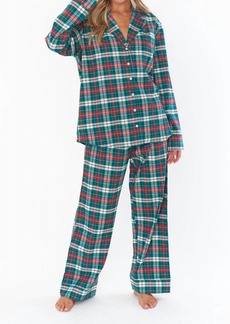 Show Me Your Mumu Classic Pajama In Plaid