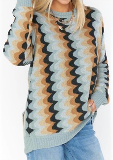 Show Me Your Mumu Comfy Sweater In Retro Wave