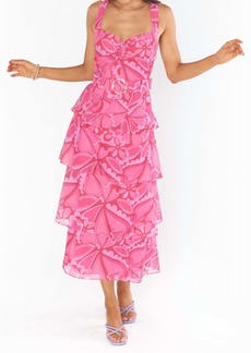Show Me Your Mumu Cosmopolitan Midi Dress In Pink
