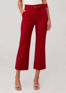 Show Me Your Mumu Dj Cropped Pants In Red Suiting