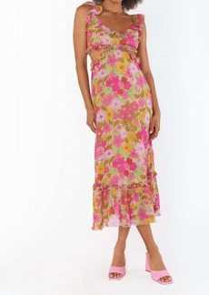 Show Me Your Mumu Lane Midi Dress In Carnaby Floral