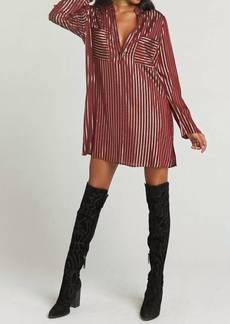 Show Me Your Mumu Maribelle Shirt Dress In Late Night Stripe