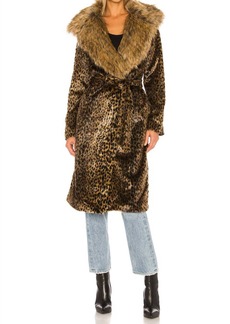 Show Me Your Mumu Minnelli Faux Fur Jacket In Cheetah