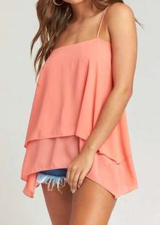 Show Me Your Mumu Missy Tank In Coral