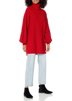 Show Me Your Mumu Women's Chester Sweater Dress Holly red