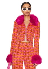 Show Me Your Mumu Zermatt Faux Fur Zip Up