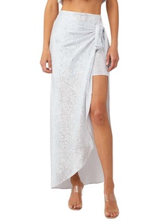 Show Me Your Mumu Wrap Me Up Skirt In White Confetti