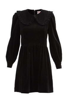 Shrimps - Blanche Cotton-blend Corduroy Dress - Womens - Black