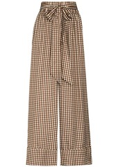 Shrimps Skye gingham check trousers