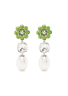 Shrimps Terry faux pearl-embellished earrings