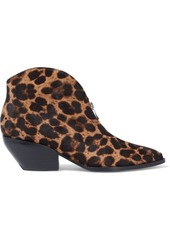 Sigerson Morrison Woman Hamish Leopard-print Calf Hair Ankle Boots Animal Print