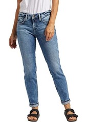 Silver Jeans Boyfriend Mid-Rise Slim Leg Jeans L27170AVR290