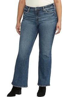 Silver Jeans Plus Size Most Wanted Mid Rise Flare Jeans W63815EAE369
