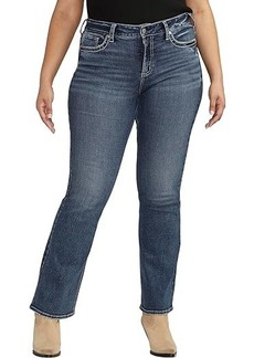 Silver Jeans Plus Size Suki Mid Rise Curvy Fit Bootcut Jeans W93719ECF365