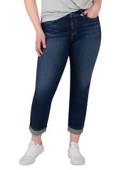 Silver Jeans Co. Avery Crop Straight Leg Jeans (Plus Size)
