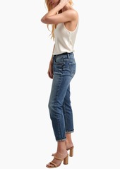 Silver Jeans Co. Boyfriend Mid Rise Slim Leg Jeans - Indigo