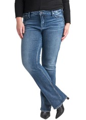 Silver Jeans Co. Elyse Mid Rise Slim Bootcut Jeans in Indigo at Nordstrom