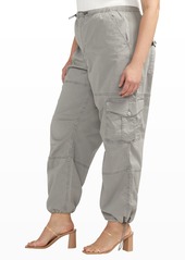 Silver Jeans Co. Plus Size Parachute Cargo Pant - Cement