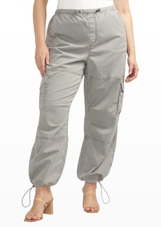 Silver Jeans Co. Plus Size Parachute Cargo Pant - Cement