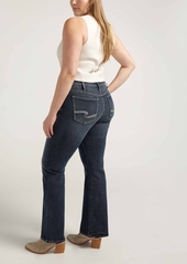 Silver Jeans Co. Plus Size Suki Mid Rise Curvy Fit Bootcut Jeans - Indigo