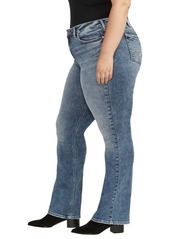 Silver Jeans Co. Plus Size Suki Mid Rise Curvy Fit Bootcut Jeans - Indigo