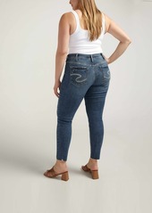 Silver Jeans Co. Plus Size Suki Mid Rise Curvy Fit Skinny Jeans - Indigo