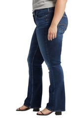 Silver Jeans Co. Plus Size Suki Slim Bootcut Jeans - Indigo