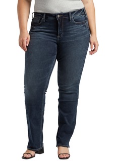 Silver Jeans Co. Plus Size Suki Slim Bootcut Jeans, Short & Regular Lengths - Indigo