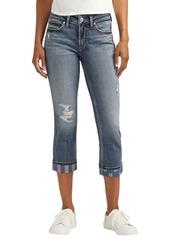 Silver Jeans Co. Suki Americana Mid Rise Capri Jeans