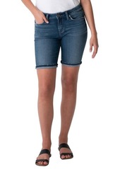 Silver Jeans Co. Suki Denim Bermuda Shorts in Indigo at Nordstrom