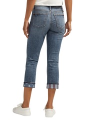 Silver Jeans Co. Suki Mid Rise Americana Capri - Indigo