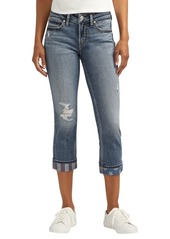 Silver Jeans Co. Suki Mid Rise Americana Capri - Indigo