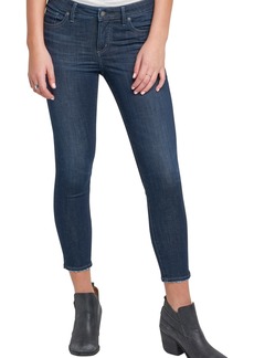 Silver Jeans Co. Women's Banning Mid Rise Skinny Cropped Jeans - Indigo