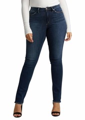 Silver Jeans Co. Women's Calley Mid Rise Straight Leg Jeans