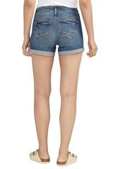 Silver Jeans Co. Women's Curvy Fit Suki Shorts - Indigo