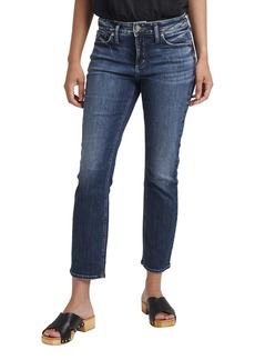 Silver Jeans Co. womens Elyse Mid Rise Capri Jeans   US